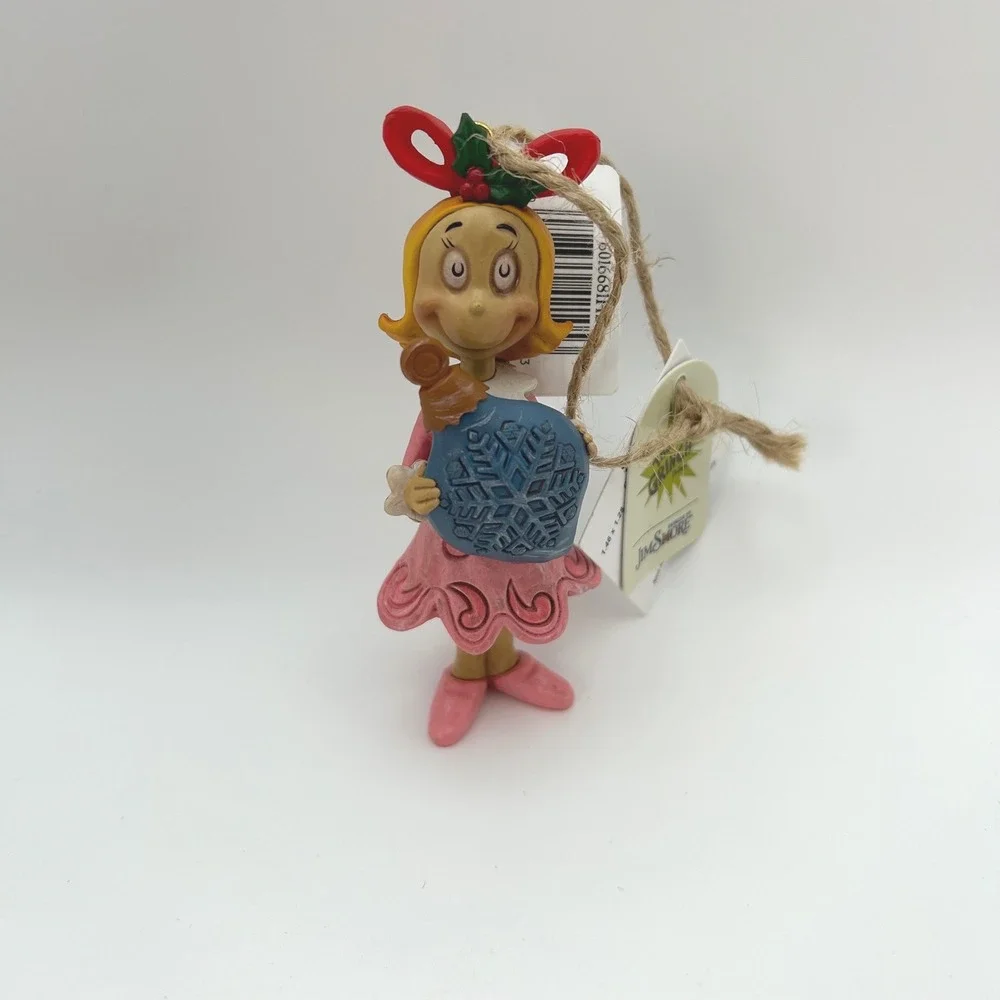 Jim Shore Grinch Cindy Lou Who Ornament Snowflake Christmas Resin‎ Figurine